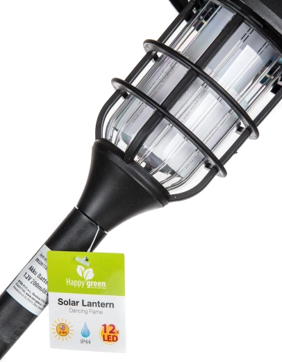 12 LEDs with warm yellow light and candle effect