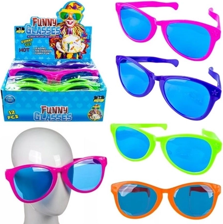 Riesen-Sonnenbrille – 4 Farben