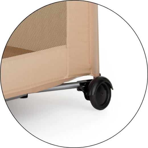 Könnyű áthelyezés a kerekeknek köszönhetően