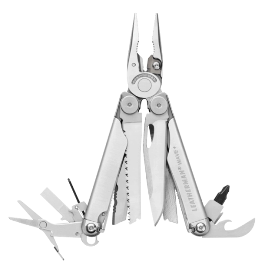 Leatherman Wave Plus utensile multifunzione, acciaio inox