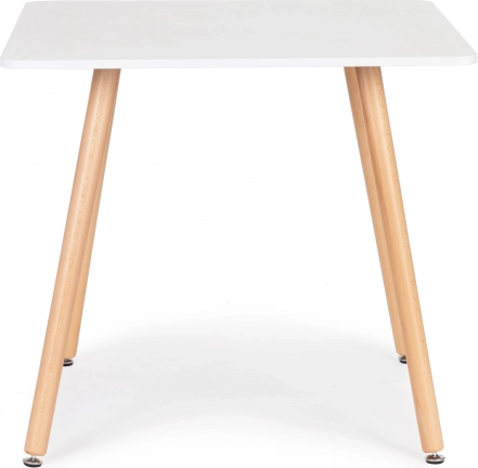 Moderno tavolo da cucina quadrato in legno 80x80 cm