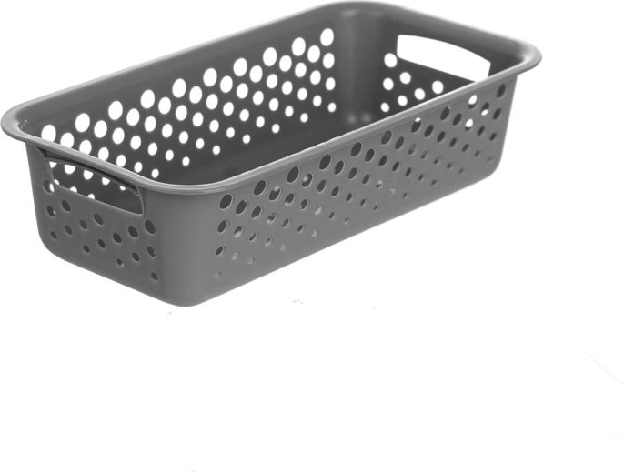 Cestino Art in plastica (UH) grigio 19,7 × 10 × 5 cm