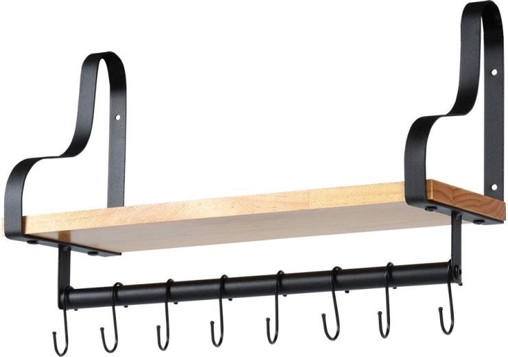 Trdna kombinacija kovine in naravnega lesa