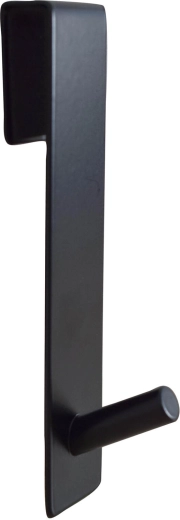 Durable stainless steel with a matte black finish