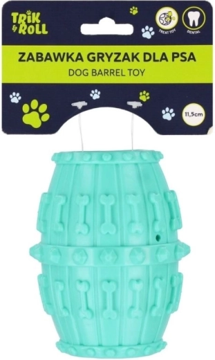 Gioco da masticare con snack per cane blu