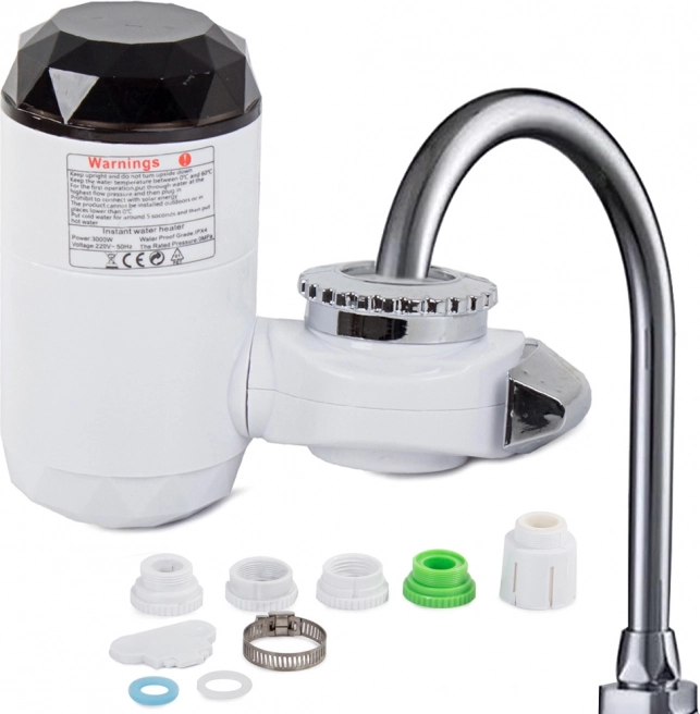 Electric Instant Water Heater with LCD Faucet