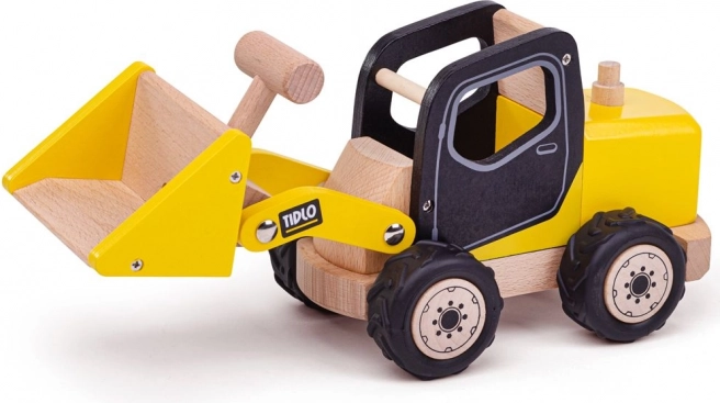 Tidlo Escavatore in legno giallo