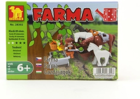 Dromader Farm Building Set, 89 pieces