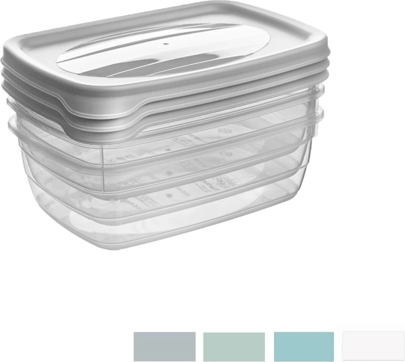 Food Storage Containers with Lids 300 ml - 3 pcs