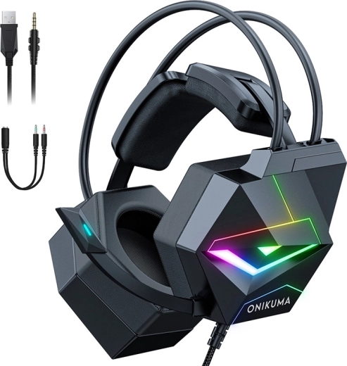 Cuffie da gaming Onikuma X20 nere