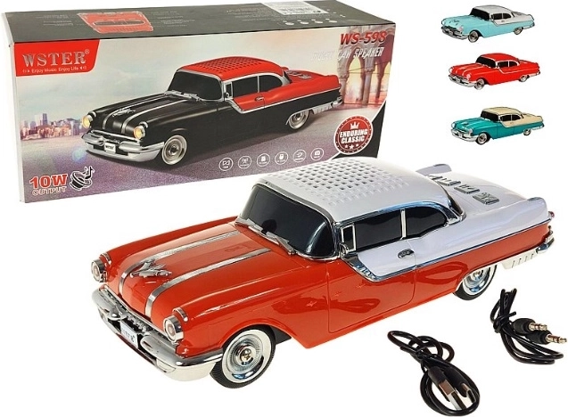 Bluetooth speaker shaped like a passenger car