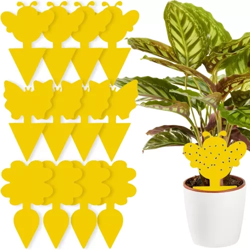Yellow sticky traps for insects 12 pcs