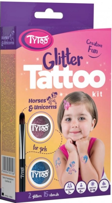 TyToo Horses and Unicorns Glitter Tattoos