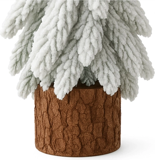 Base en bois naturel pour la stabilité