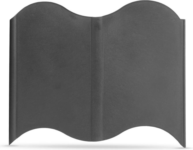 Black plastic garden edging 15 × 14 cm – 20 pieces