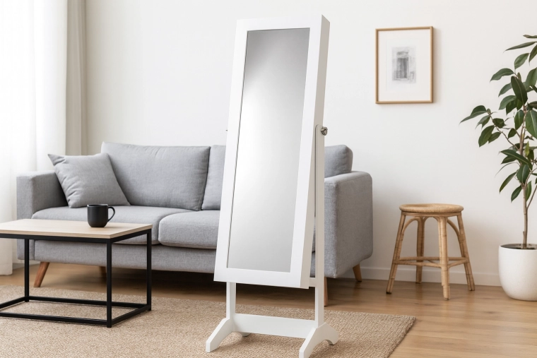 Specchio a figura intera per controllare l’outfit