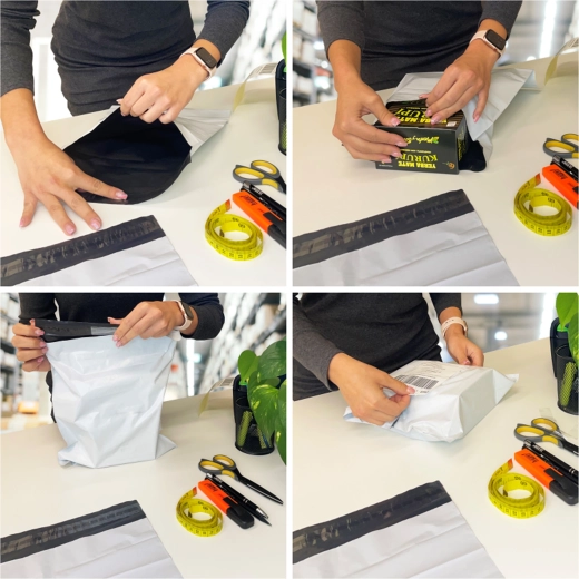 Procédé d’emballage simple et livraison sécurisée