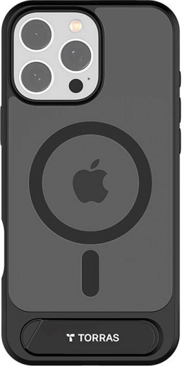 Pouzdro TORRAS Pstand pro iPhone 16 Pro, černé