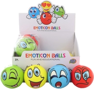Soft ball with face