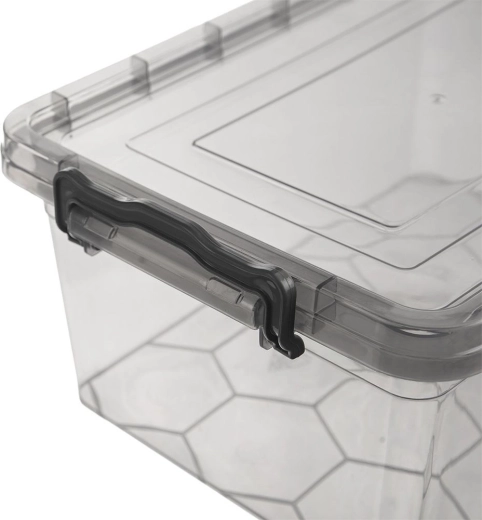 Secure lid with double clips