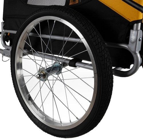 Komfort na nerovném povrchu díky 20" nafukovacím kolům