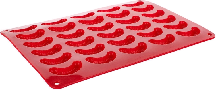 Stampo in silicone per cornetti Culinaria Red 30 pz