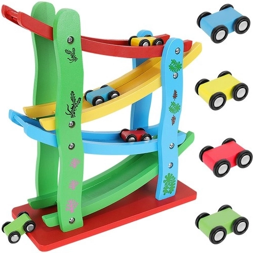 Wooden Racing Track for Cars