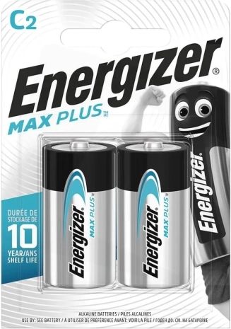Alkaline Batteries Max Plus C LR14, 2 pcs, blister