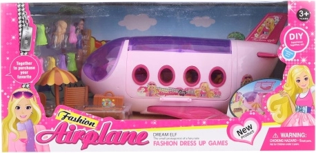 Fashion Doll Airplane with Accessories