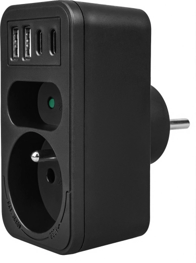 Tot vier apparaten via USB tegelijk