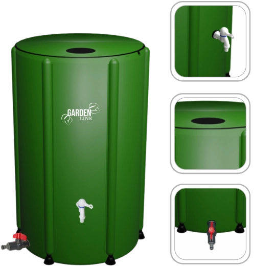 Grande capacité de 500 l pour un arrosage confortable