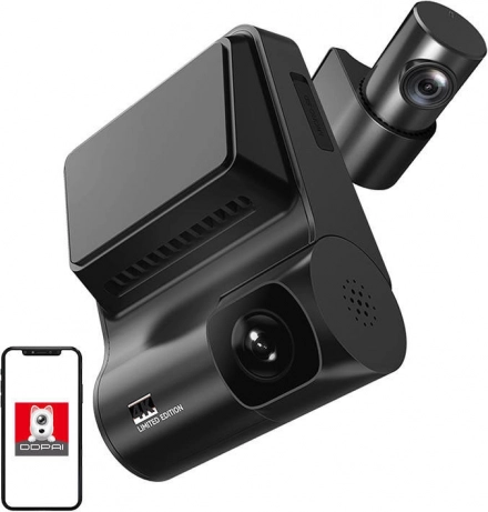 Dash cam DDPAI Z50 GPS dual 4K con Wi‑Fi e telecamera posteriore