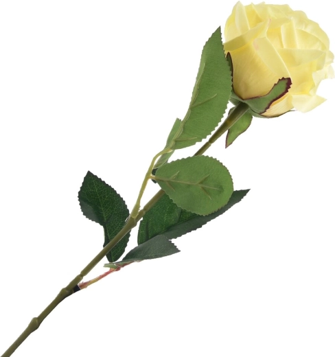 Umetna rumena vrtnica 63 cm