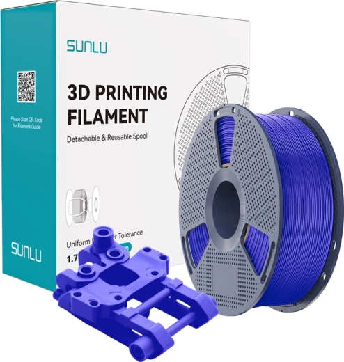 Filament Sunlu ABS avec finition de surface, bleu