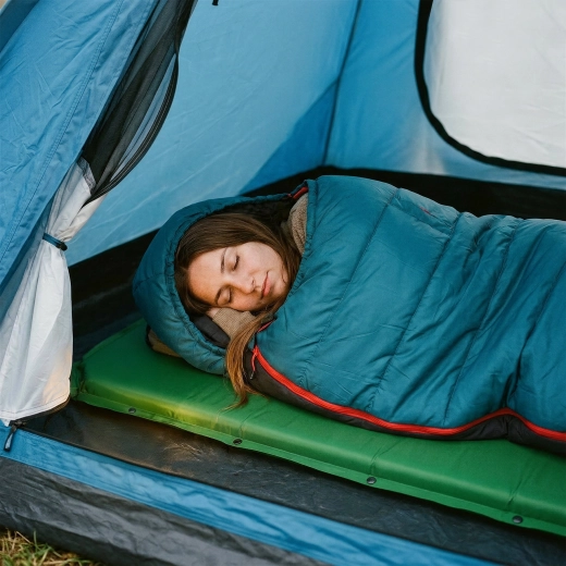 Comfortable sleep while camping
