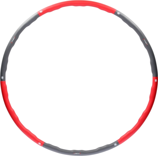 Massage Hula Hoop Ring HMS, 100 cm – Red