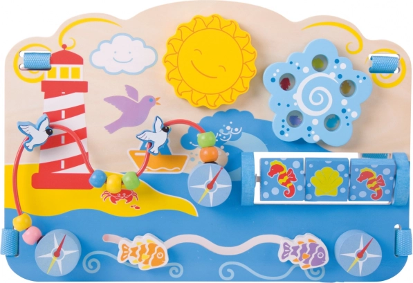 Bigjigs Baby wooden activity board sea