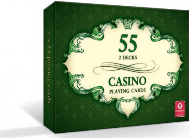 set di carte da casinò 2×55 fogli