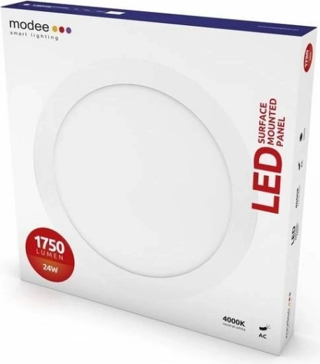 Modee round LED panel 24 W neutral white
