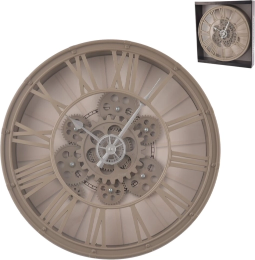 Plastowy zegar ścienny 39 cm