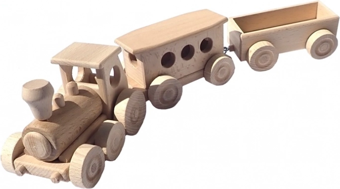 Ceeda Cavity wooden passenger train