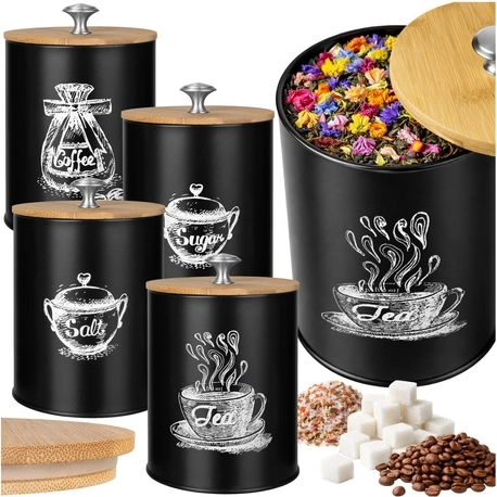 Contenitori da cucina Ruhhy loft 1,5 l - 4 pezzi