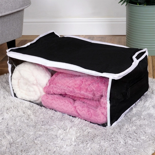 Transparent window for quick content check