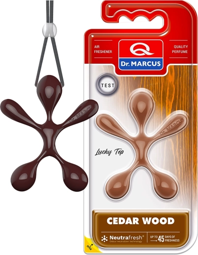 Dr. Marcus Lucky Top deodorante per auto Cedar Wood