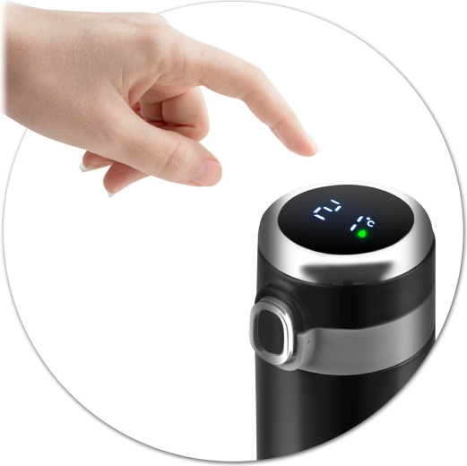 Dotykový teploměr ve víčku