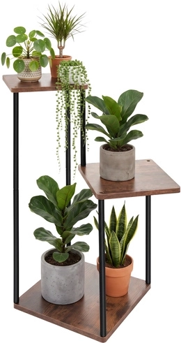 Gardlov loft stalak za cvijeće 78 cm, 3 police