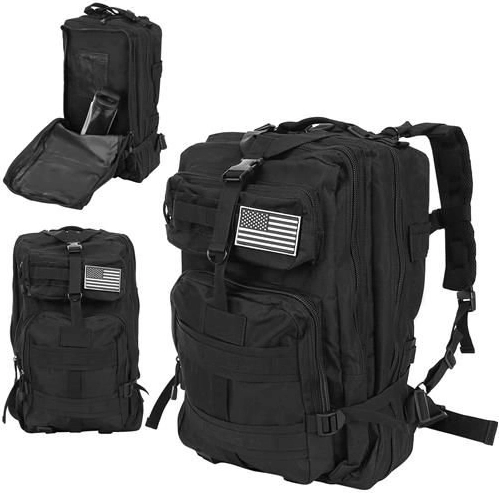 Tactical Military Backpack 38L Black