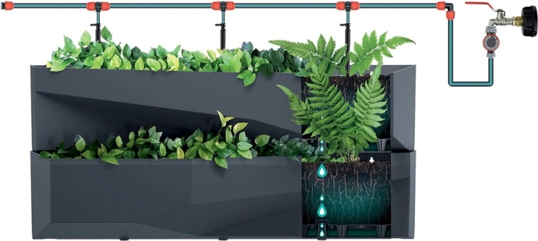 Irrigation intelligente à écoulement