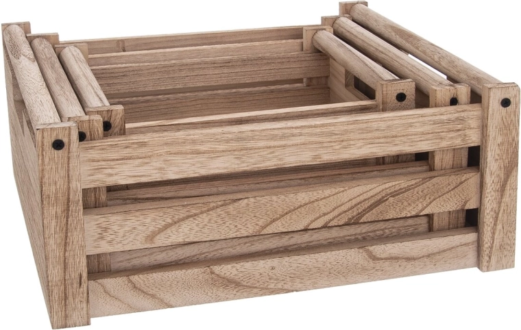 Natürliches Holz und luftige Latten-Optik