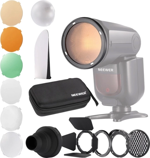 Kit magnétique de modificateurs de lumière Neewer pour flashes à tête ronde